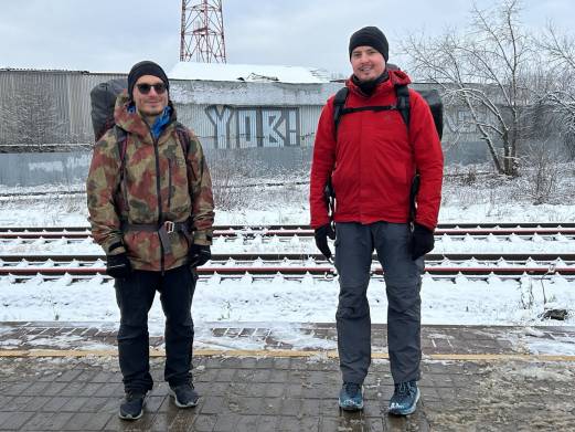 Мы закончили там же, где стартовали в январе: на станции Фрязино Товарная