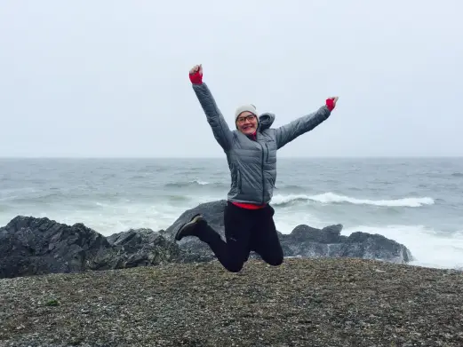 Татьяна Никульшина на острове Вайгач