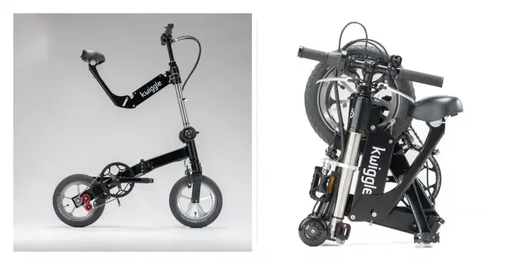 Kwiggle flash — актуальная модель сверхкомпактного складного велосипеда Карстена Беттина. В сложенном виде занимает 55 × 40 × 25 см, то есть помещается в формат ручной клади; весит 9,5–10,5 кг в зависимости от версии. У велосипеда 12-дюймовые колеса, почти вертикальная посадка и маленькое подвижное седло: райдер не столько сидит, сколько опирается на него во время езды. Доступны версии с тремя и шестью скоростями. Каждый Kwiggle собирается вручную в Ганновере. 