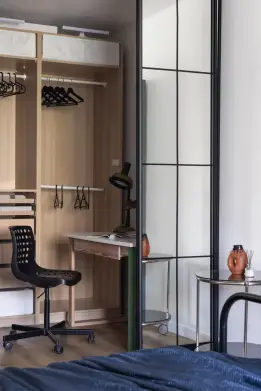 Реализованный проект Дизайн-студии Александры Сакмаровой — однокомнатная квартира, Санкт-Петербург