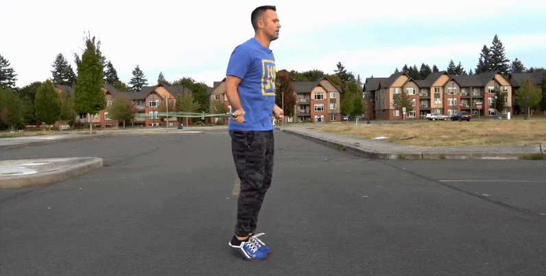 Положение корпуса во время прыжка