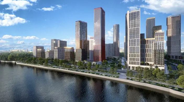 У жителей Sidney City — выход на благоустроенную набережную Москва-реки