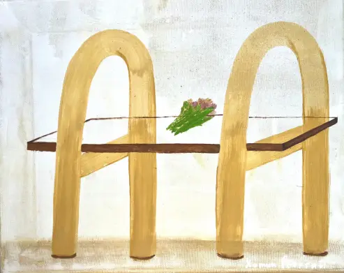 «Лавочка с цветами» Георгия Хомича может стать ироничным акцентом в интерьере
