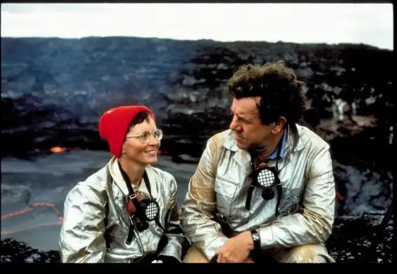 Вулканологи Катя Крафт и Морис Поль