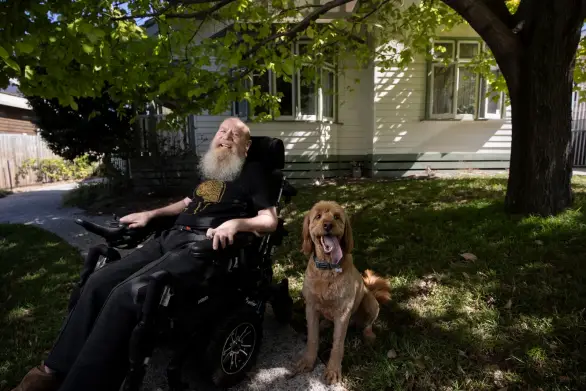 Родни Горэм в своем доме в Мельбурне. Фото: Wired