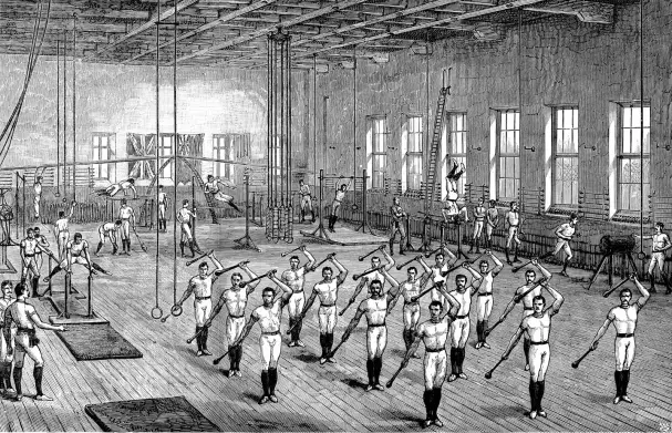 Спортзал YMCA (1888, гравюра))