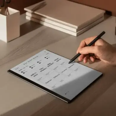 Блокнот на электронных чернилах подойдет тем, кто много пишет от руки