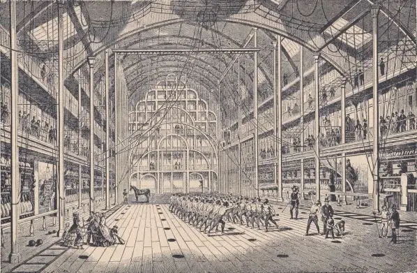 Grand Gymnase Ипполита Триа. Гравюра