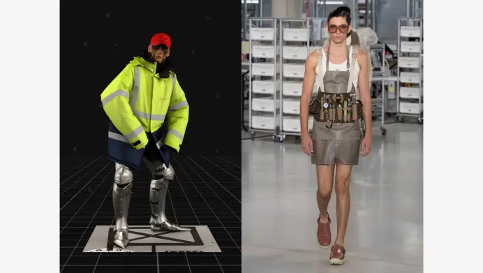 Модели с показа Balenciaga Fall 2021